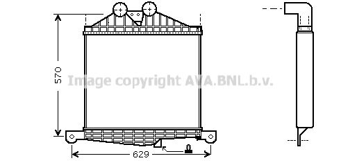 AVA QUALITY COOLING tarpinis suslėgto oro aušintuvas, kompresorius ME4185